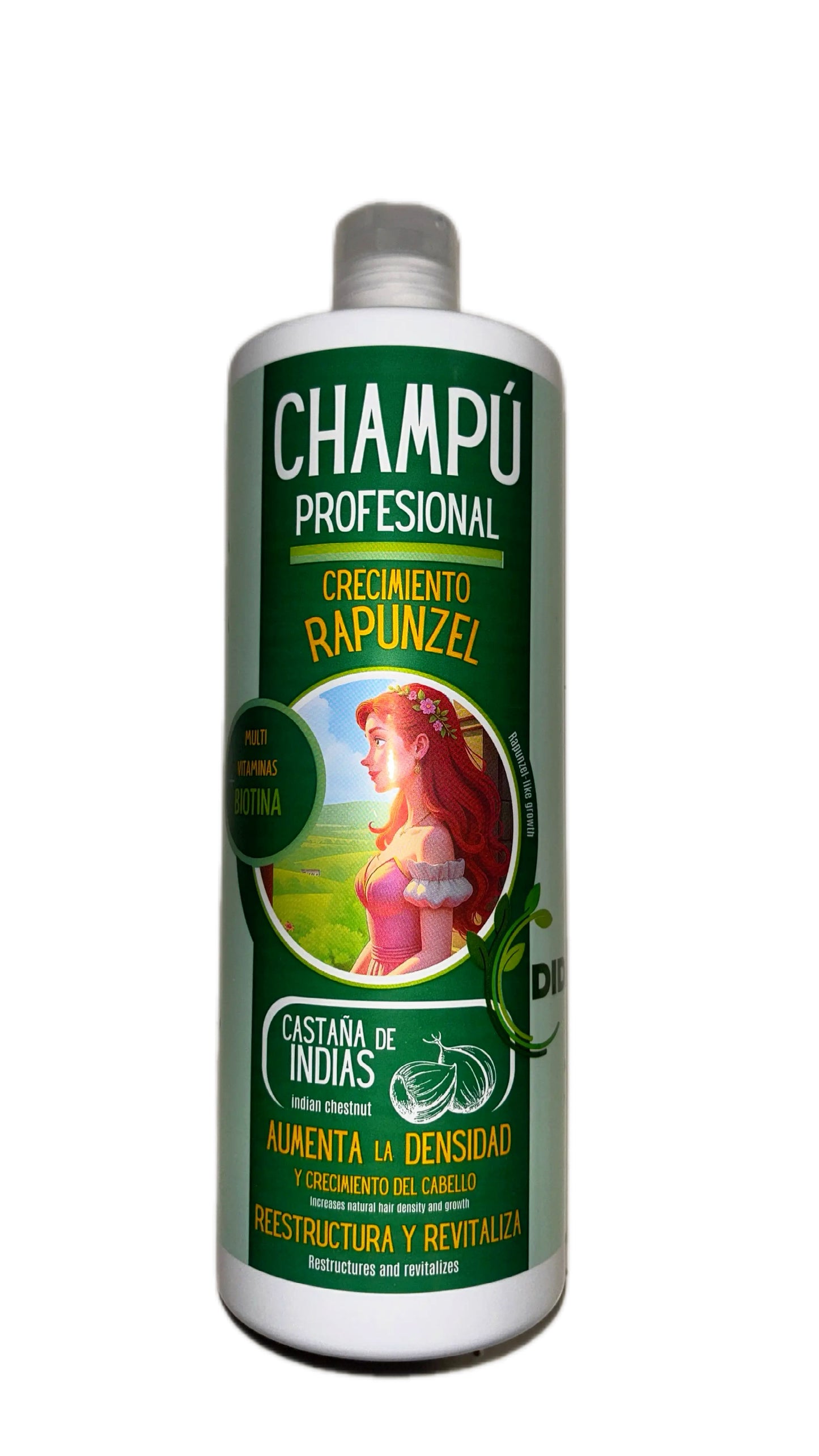Champú Profesional Crecimiento Rapunzel – Castaña de Indias y Biotina