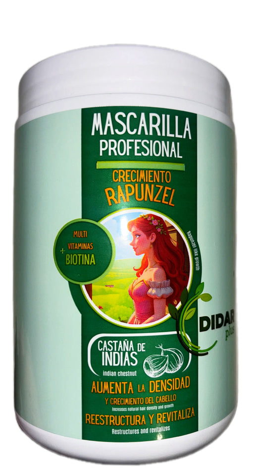 Mascarilla Profesional Crecimiento Rapunzel – Castaña de Indias y Biotina