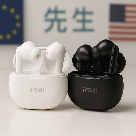 Auriculares de Traducción Inalámbricos Bluetooth 5.4 | True Wireless con Reducción de Ruido y Estuche de Carga