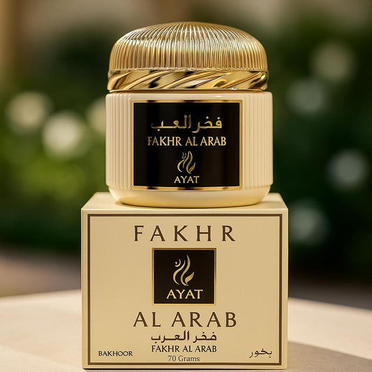 Ayat Bakhoor - Ameerat Al Arabia 70g | Incienso Árabe Premium Inspirado en Perfumes – Musk, Oud, Ámbar, Floral